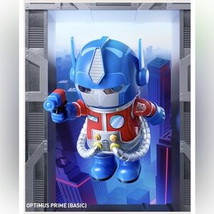 Mega Space Molly Optimus Prime 100% Series 4 AUTHENTIC Pop Mart Transformers NIB